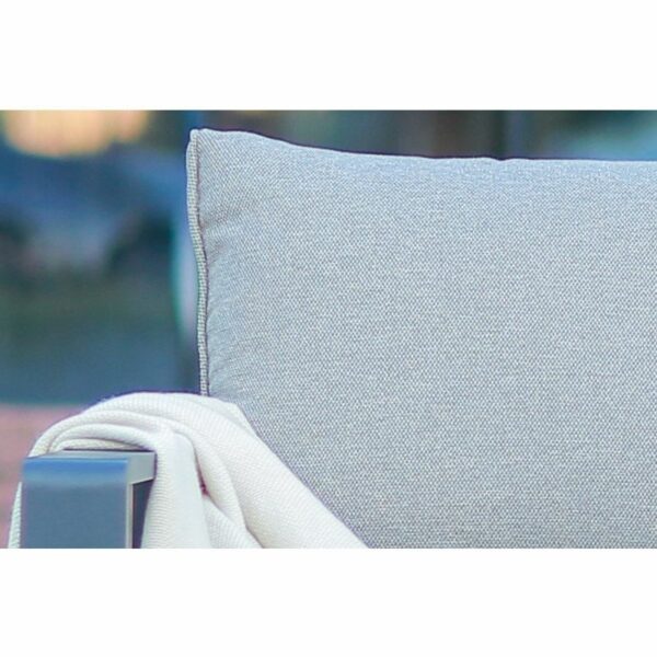 Rattan Sofa Set with Coffee Table - 4 Seating - Grey - Image 3