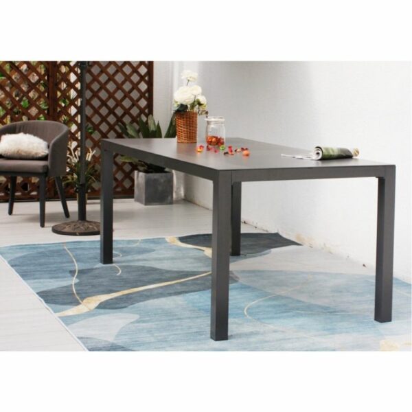 Outdoor Aluminium Dining Furniture All Weather - Brown - Image 5