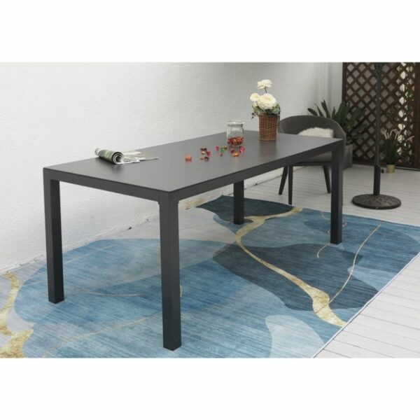 Outdoor Aluminium Dining Furniture All Weather - Brown - Image 4