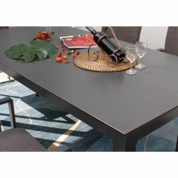 Outdoor Aluminium Dining Furniture All Weather - Brown - Image 2